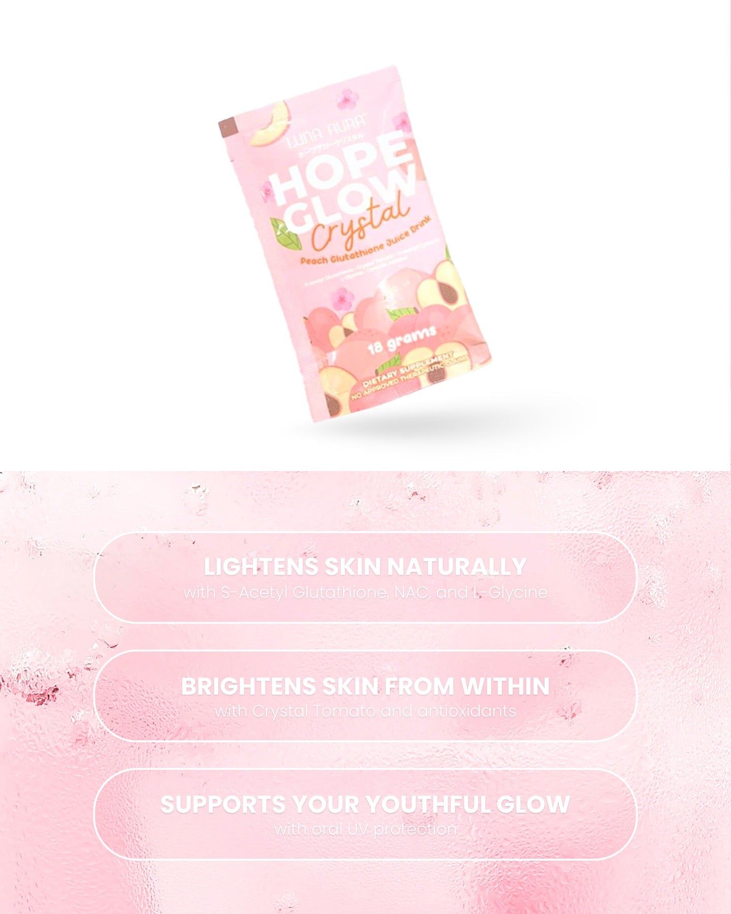 Luna Aura Hope Glow Crystal
