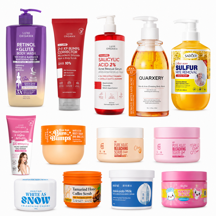 Bleaching, Body Scrub & Body Wash