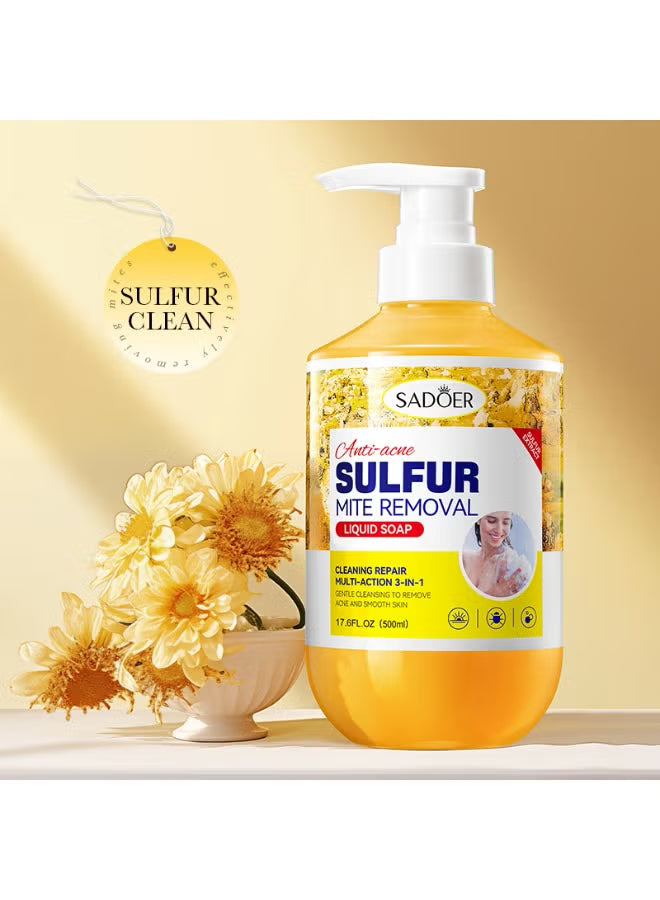 Sadoer Anti-Acne Mite Removal Liquid Soap