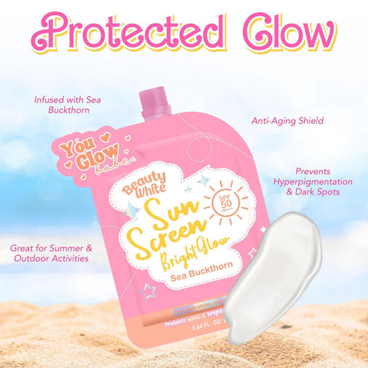 You Glow Babe Beauty White Sunscreen Bright Glow