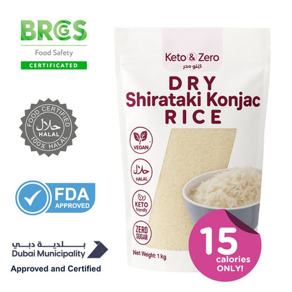 Dry Shirataki Konjac Rice