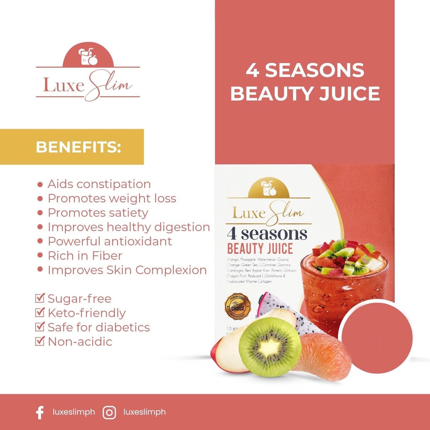 Luxe Slim Juices and Coffee - Slimming, Keto and Low Carb