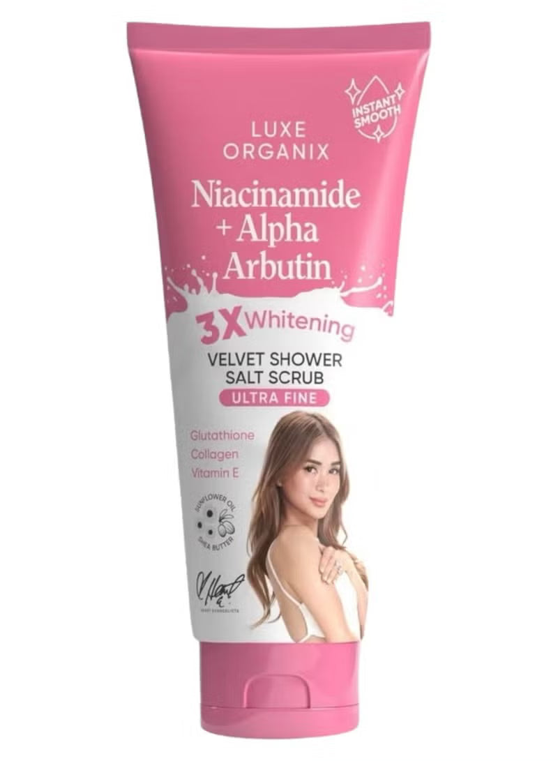 Luxe Organix Niacinamide + Alpha Arbutin Body Scrub