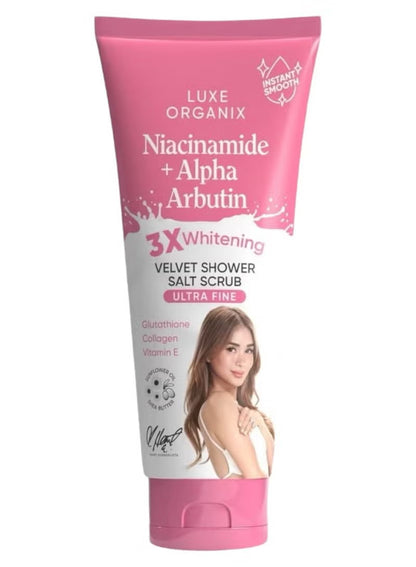 Luxe Organix Niacinamide + Alpha Arbutin Body Scrub