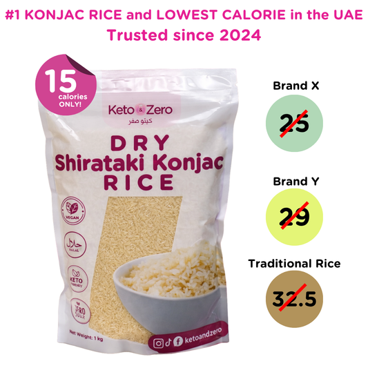 Premium Keto and Zero Dry Shirataki Konjac Rice | BUNDLE SALE!!!