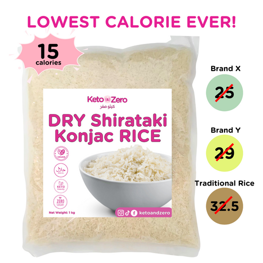 Dry Shirataki Konjac Rice