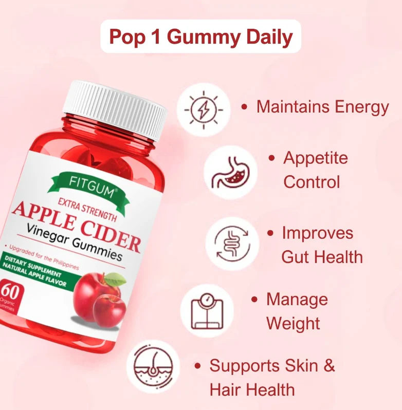 Apple Cider Vinegar Gummies Fitgum