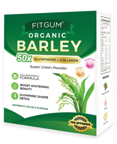 Fitgum Barley with Collagen and Gluta