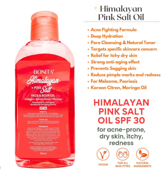 Bonita Real Pink Himalayan Salt Oil