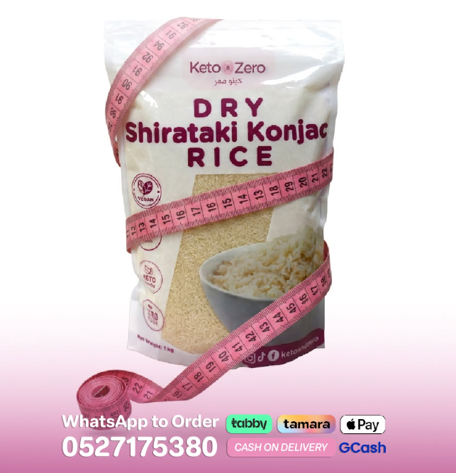 Premium Keto and Zero Dry Shirataki Konjac Rice | 15 Calories per Serving Only | PRE-ORDER!!!