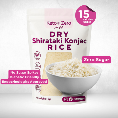Dry Shirataki Konjac Rice