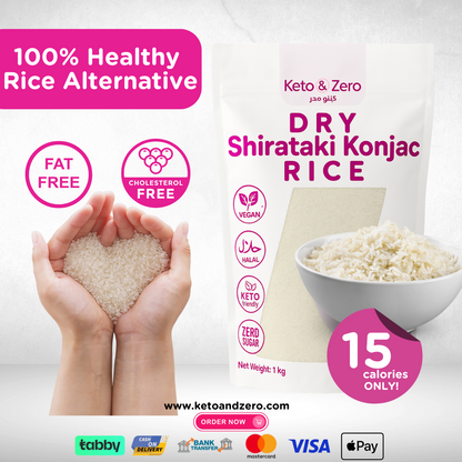 Dry Shirataki Konjac Rice
