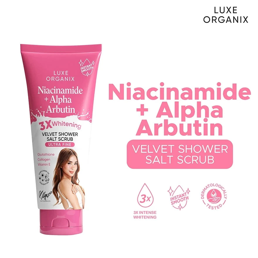 Luxe Organix Niacinamide + Alpha Arbutin Body Scrub