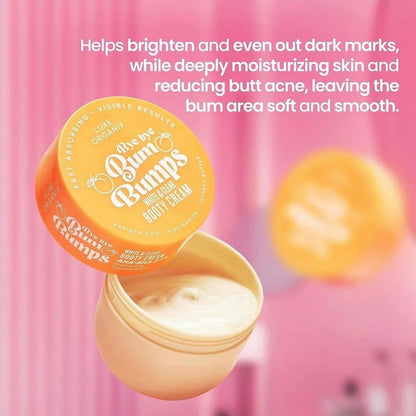 Luxe Organix Bye Bye Bum Bumps White & Clear Booty Cream