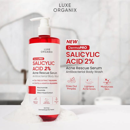 Luxe Organix Salicyclic Acid 2% Acne Body Wash