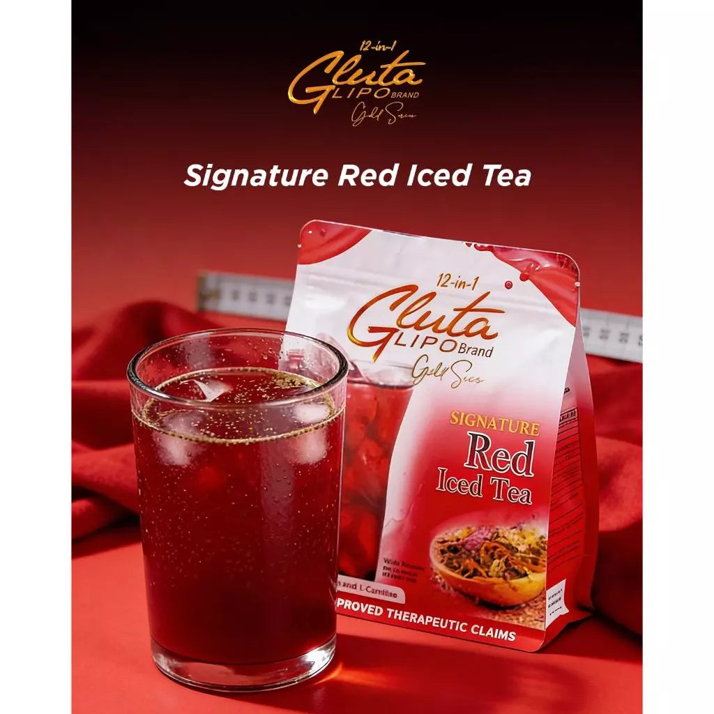 Gluta Lipo Red Iced Tea Juice