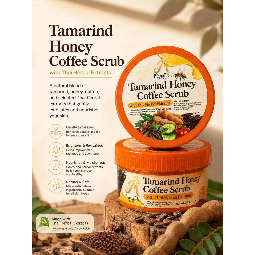 Mamami Tamarind Honey Coffee Scrub
