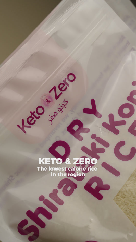Keto and Zero Dry Shirataki Konjac Rice